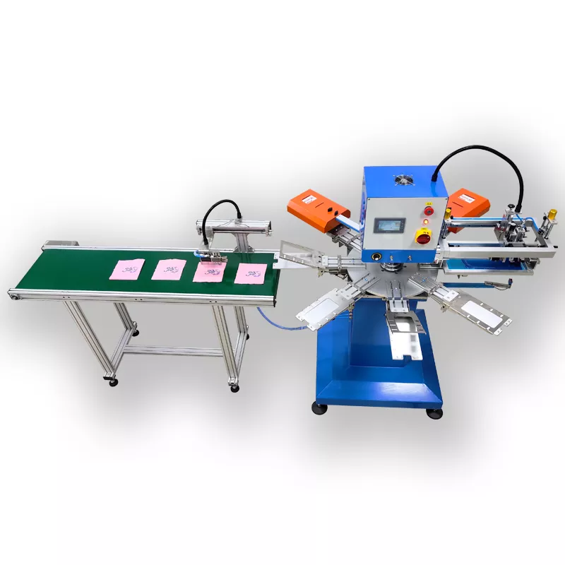 Machine de sérigraphie automatique pour serviettes, 1 couleur